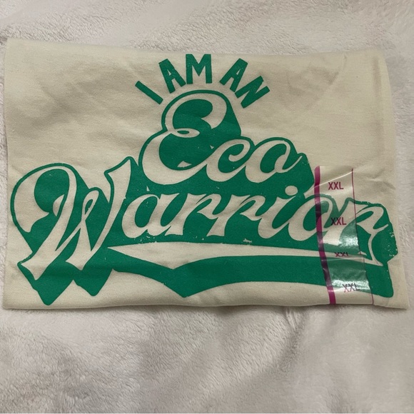 Modern Lux Sleeveless XXL Tank I am an Eco Warrior New With Tag - Picture 1 of 7